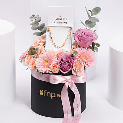 Swarovski Crystals Bracelet Gift Basket For Her: 