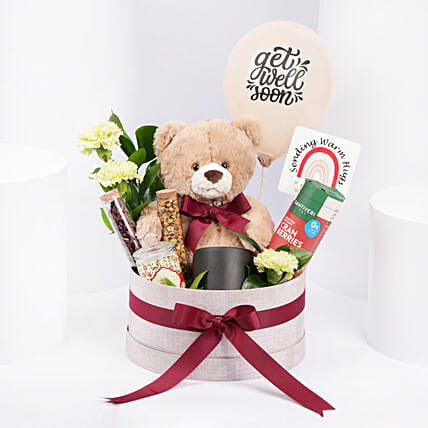 Teddys Well Wishes Hamper: 