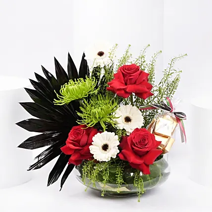 UAE Flag Pride Flowers and Chocolates: UAE National Day Flowers