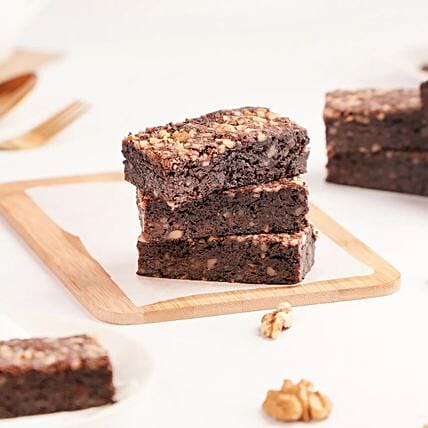 Walnut Fudge Brownie Box of 6: Brownies