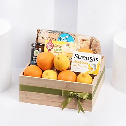 Wishing You Well Gift Tray: Tea and Coffee Gift Hampers