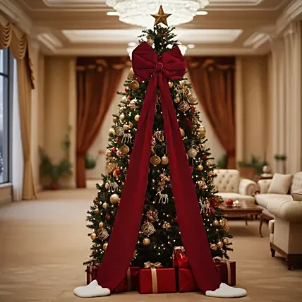 Golden Luxe US Noblis Fir Christmas Tree 8 Feet: Christmas Trees