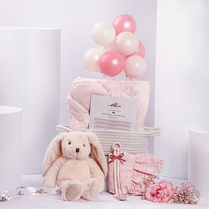 Elli Junior Luxury Baby Gift Basket: New Born Gift Hampers
