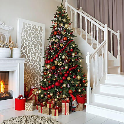 Premium US Noblis Fir Christmas Tree 8 Feet: Christmas Trees