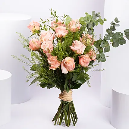 قلب الطبيعة | باقة ورد خوخي: باقات ورد