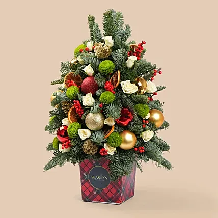 Jingle Bloom Christmas Tree: Christmas Flower Arrangements