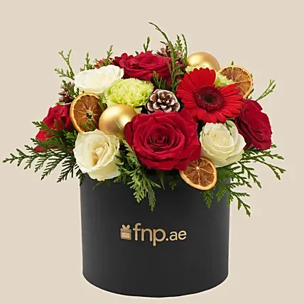 Merry Glow Christmas Arrangement: Christmas One Hour-delivery-gifts