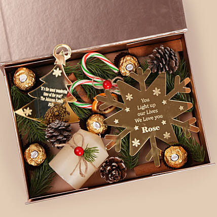 Golden Moments Keepsake Box: Christmas Hampers