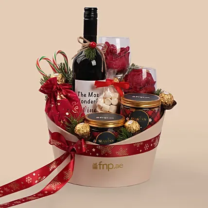 Red Noel Elegance Hamper: Christmas Hampers