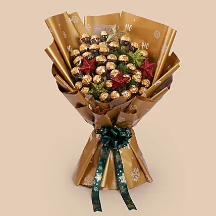 Christmas Ferrero Rocher Chocolate Bouquet: 