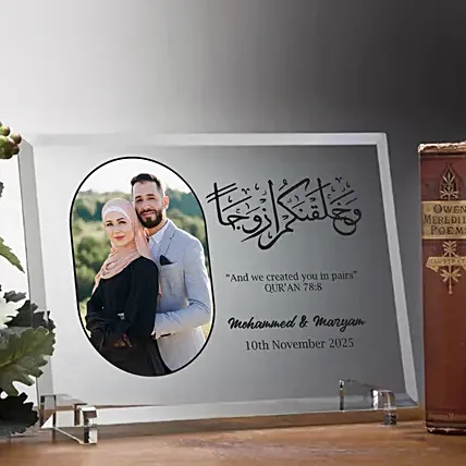 Acrylic Photo Frame For Couple: Anniversary Gifts