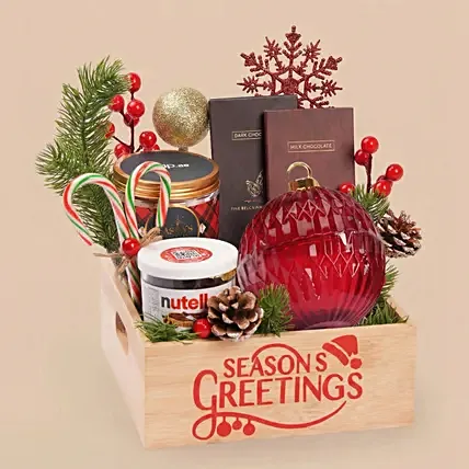Seasons Greetings Sweet Treat Crate: Gifts Under 199 AED