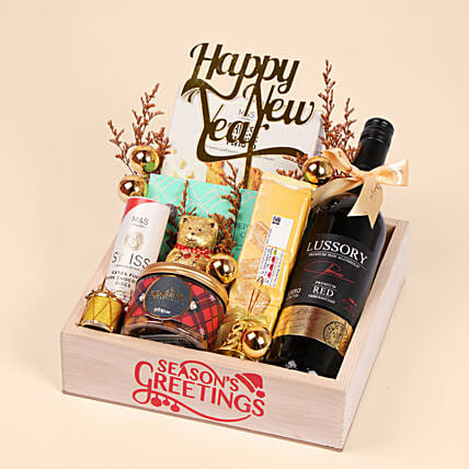 New Year Elegance Gift Tray: New Year Gifts
