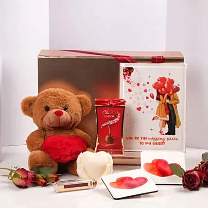 Eternal Love Teddy Hamper: Valentines Day Gift Hampers