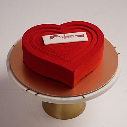 Valentine Bliss Heart Chocolate Cake: Valentine Cakes to Umm Al Quwain