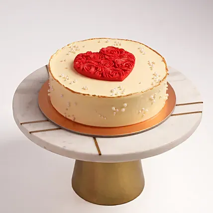 Valentine Special Heart Cake: Valentine Day Cakes for Husband