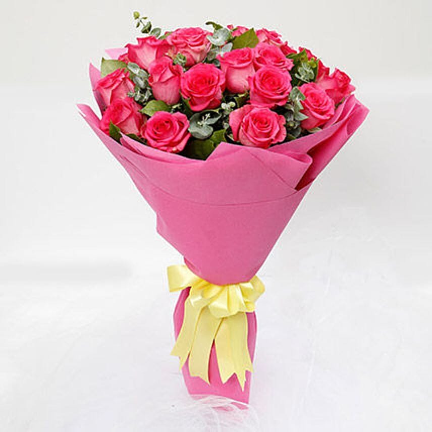 Bouquet Of 20 Pink Roses