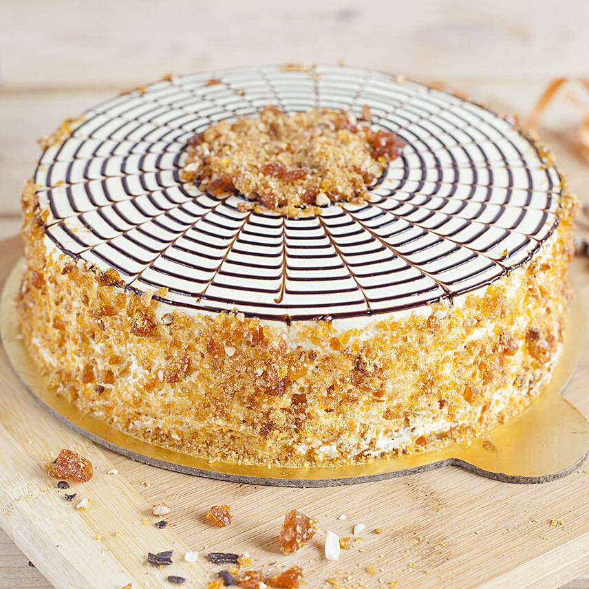Butterscotch Cream Cake 1.5 Kg