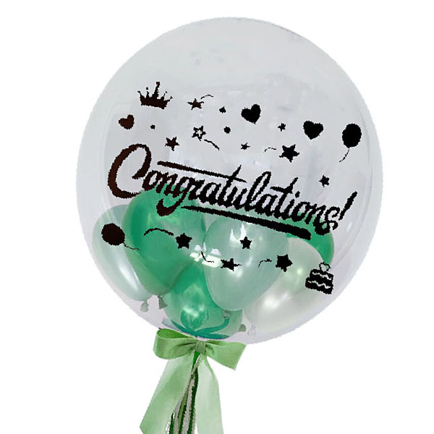 Congratulation Mini Balloons In Balloon