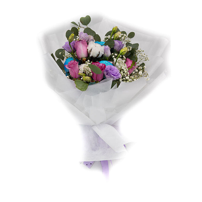 Decorous Mixed Flowers Bouquet