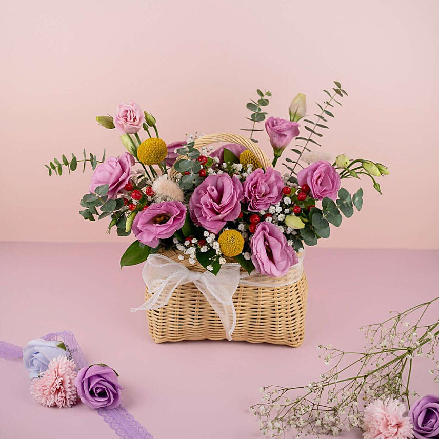 Delightful Flowers Basket