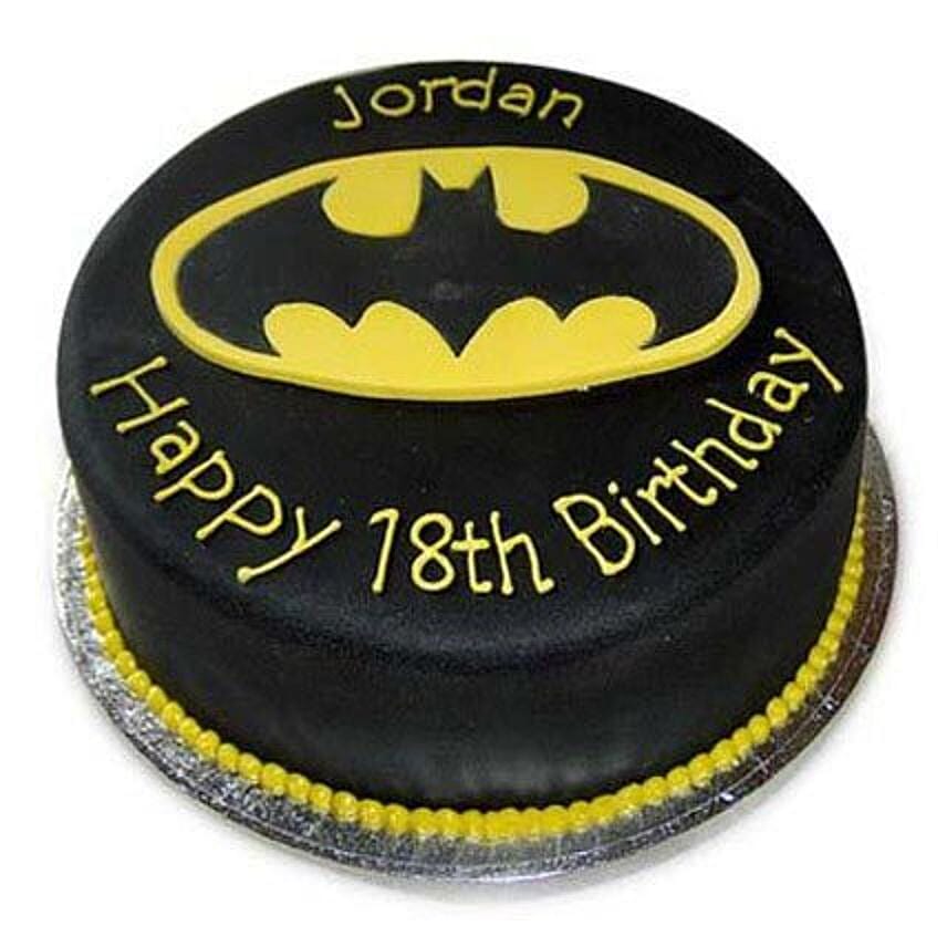 Mouthwatering Batman Cake Half Kg