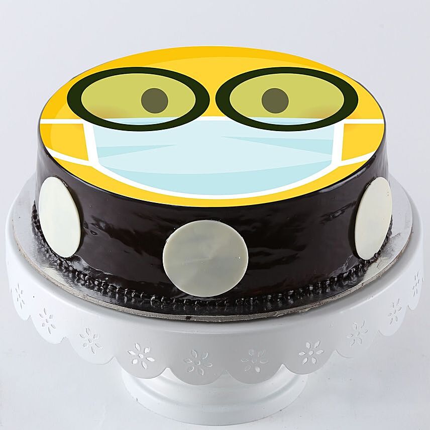 Nerd Mask Emoji Chocolate Cake 1Kg