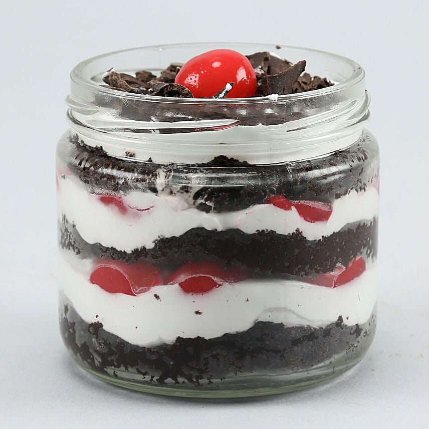 Black Forest Cream Cake Jar Set of 2