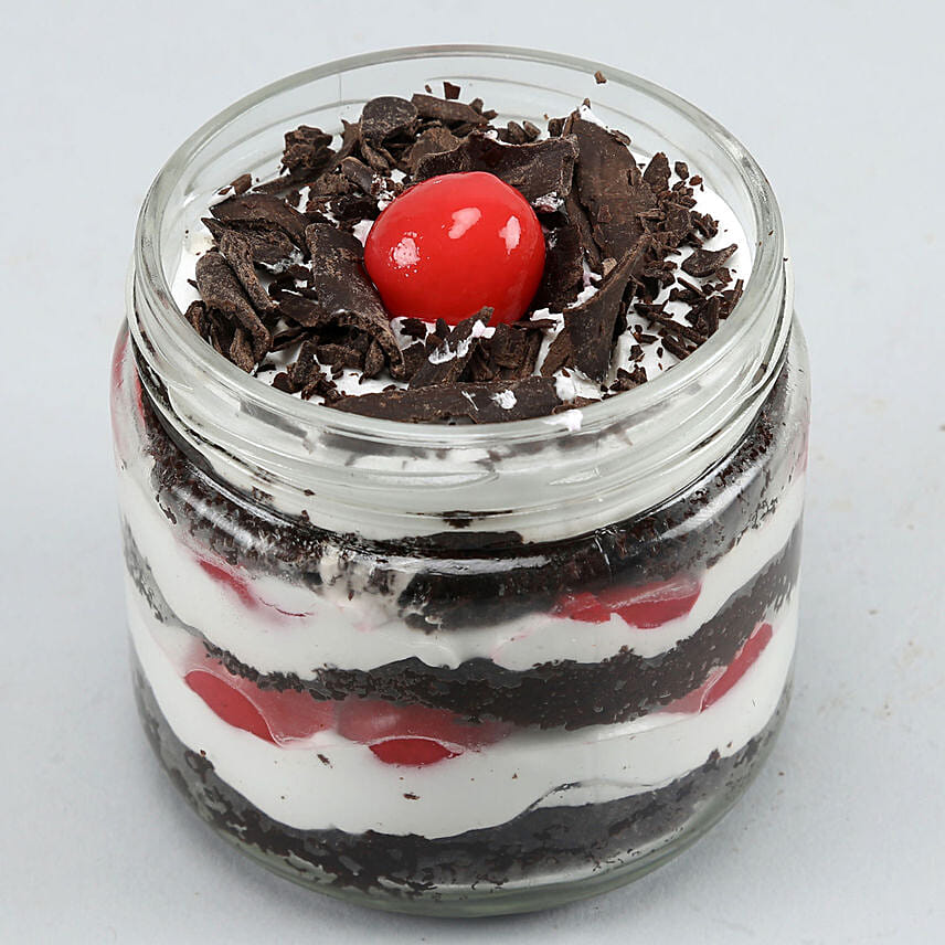 Black Forest Cream Cake Jar Set of 2
