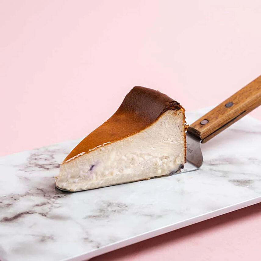 Blueberry Burnt Cheesecake