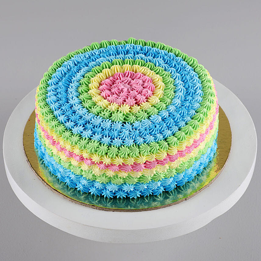 Colourful Creamy Cake 1 Kg