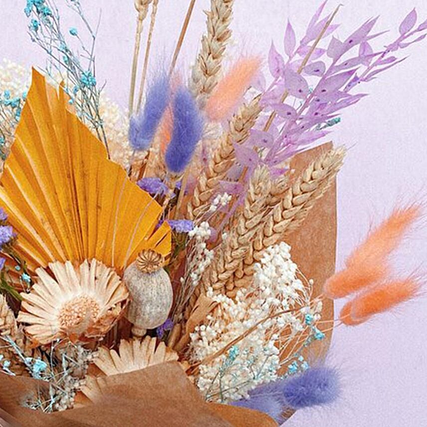 Colourful Dried Flower Bouquet