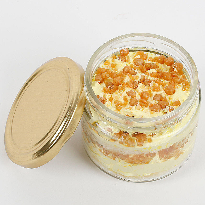 Crunchy Butterscotch Jar Cake Set of 2