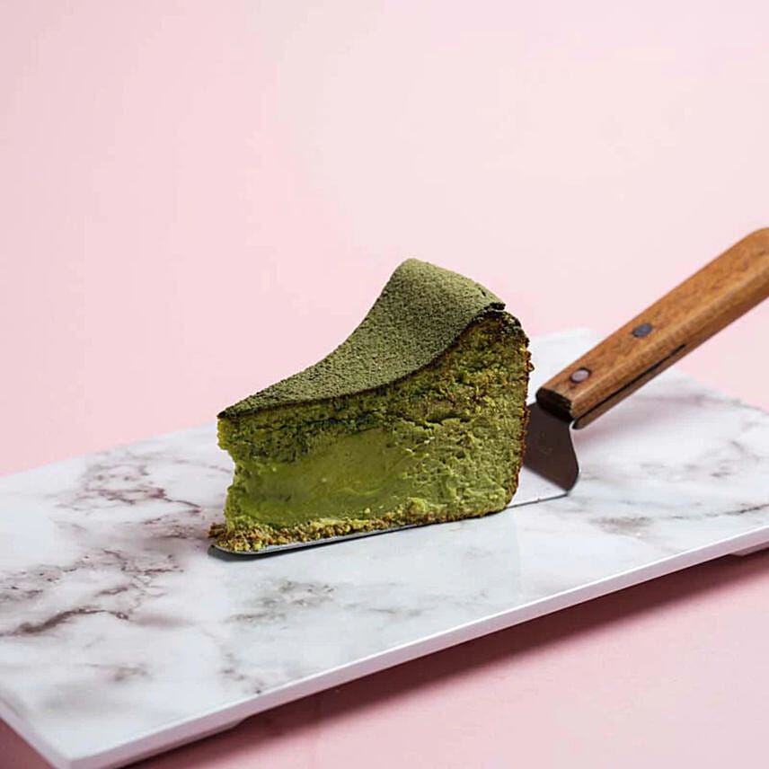 Green Tea Burnt Cheesecake