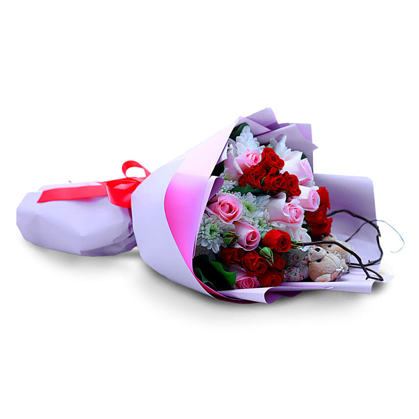 Lovable Flowes Bouquet For Valentine