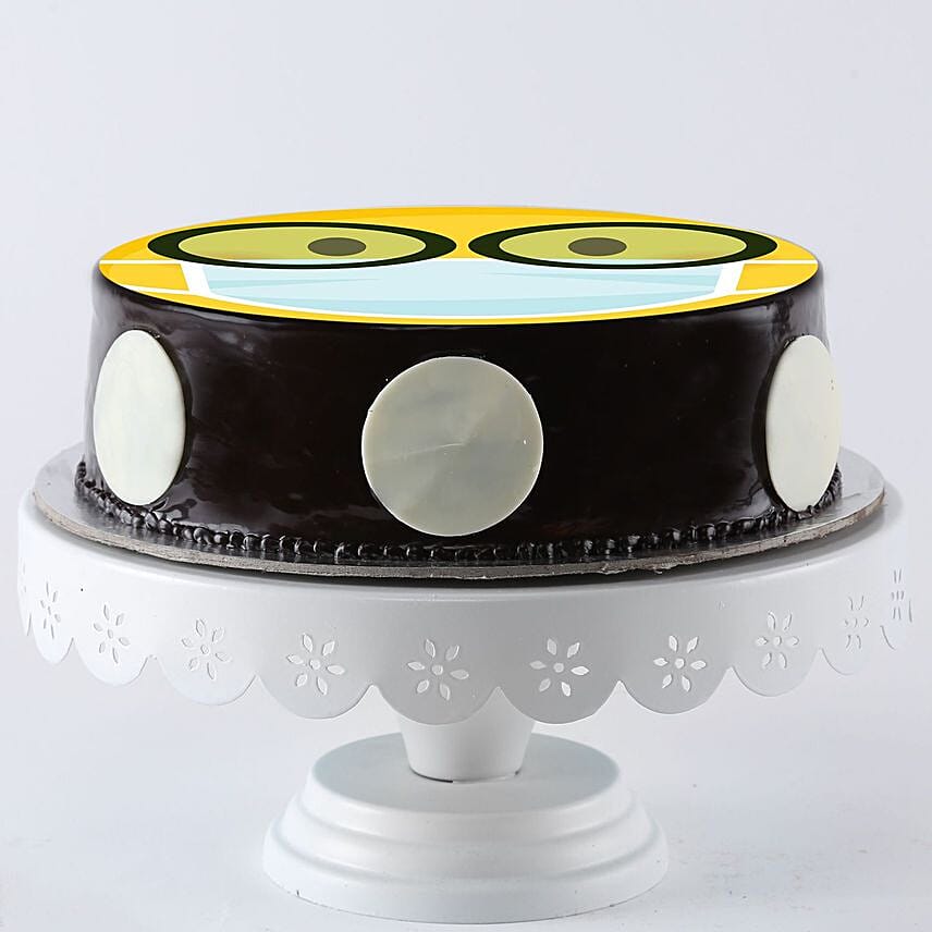 Nerd Mask Emoji Chocolate Cake 1Kg