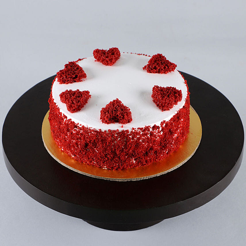 Red Hearts Velvet Cake- 1 Kg