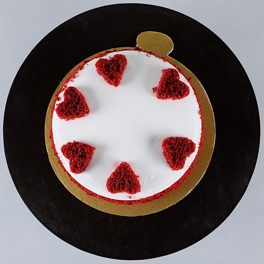 Red Hearts Velvet Cake- 2 Kg