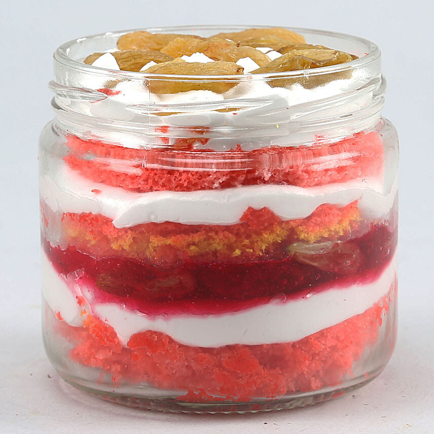 Red Velvet And Raisin Cake Jar Set of 2