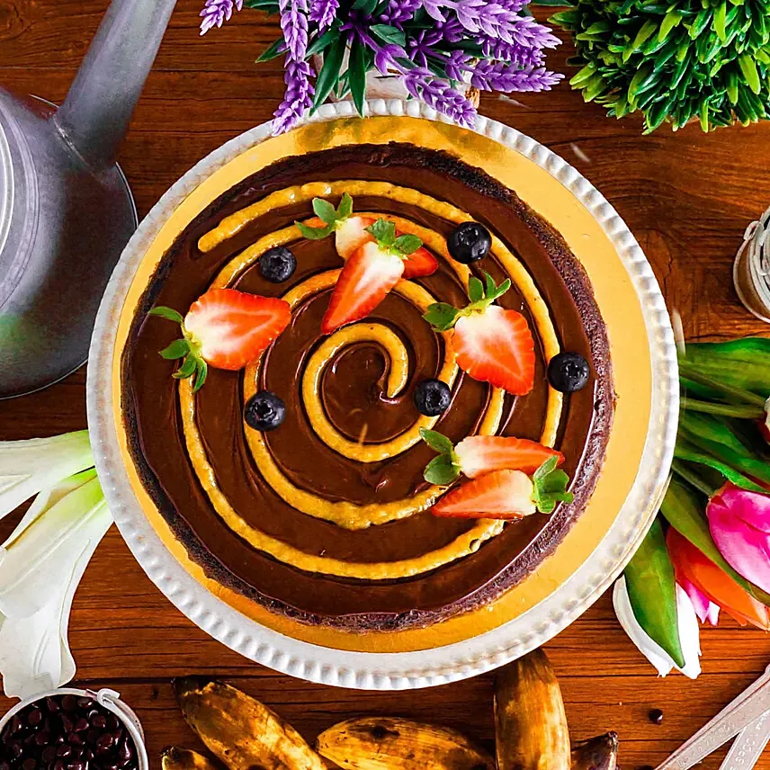 Tempting Chocolate Banana Crepe Cake