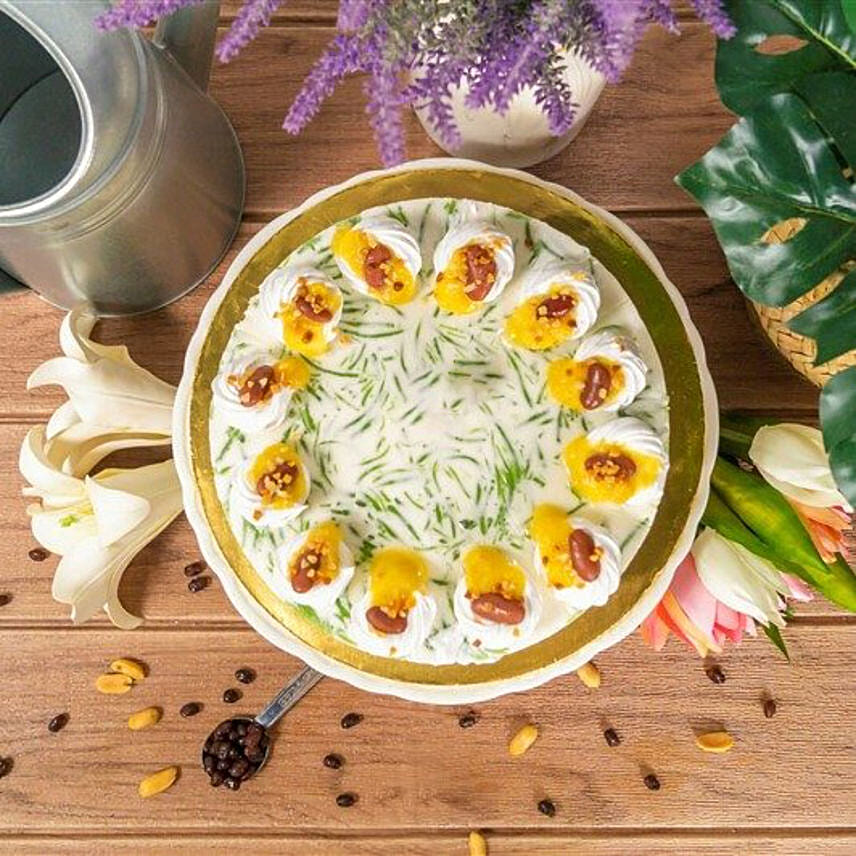 Yummy Round Cendol Cake