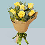 6 Gracefull yellow bouquet