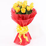 12 Gracefull yellow bouquet