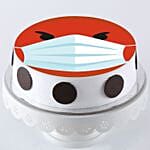 Angry Smiley Quarantine Red Velvet Cake 15Kg