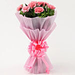 Captivating 6 Pink Carnations Bouquet