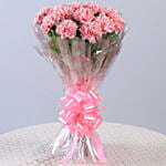 Captivating 20 Pink Carnations Bouquet