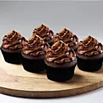 Chocolate Hazelnut Cupcakes 6pcs