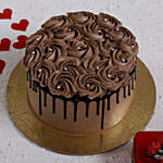 Choco Rose Delight Designer Cake Half Kg