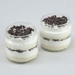 Choco Vanilla Cream Cake Jar Set of 2