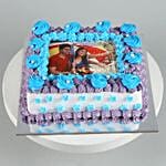 Couple Love Photo Cream Cake 1.5 Kg